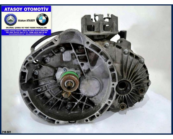 MERCEDES W168 A160 MANUEL ŞANZIMAN 716501 - 1683602000 1683601700 1683601100 1683600000 R1683610002 R1683610302 R1683610402 A1683602000 A1683601700 A1683601100 A1683600000 A140 MANUEL ŞANZIMAN